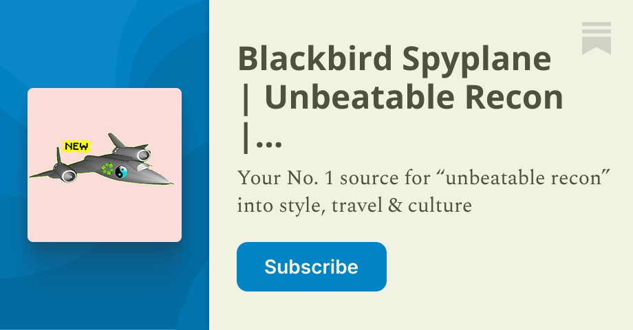 Blackbird Spyplane