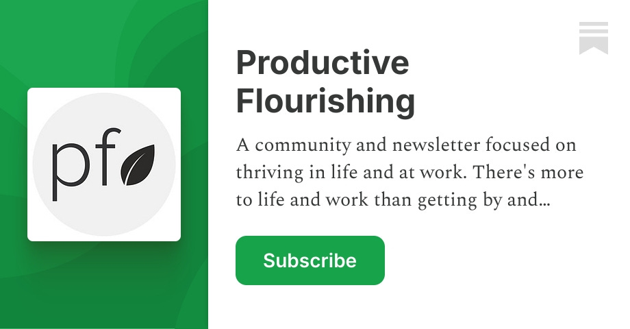 Productive Flourishing